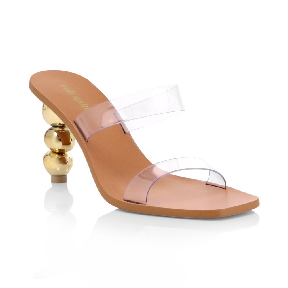 Cult Gaia Meta Heel in Gold, size eu38